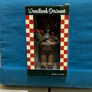 Ornament - Festive Brown and Red Holiday Decoration